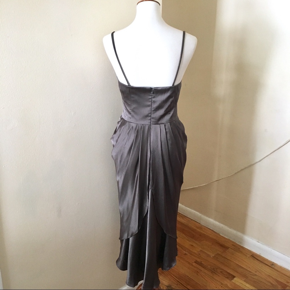 Nanette Lepore Muse Silk Draped Dress - Picture 6 of 8